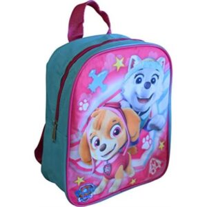 Ruz Paw Patrol Little Girl 10 Inch Mini Backpack (Blue-Pink)