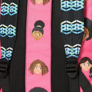 EPIC Everyday School, Travel Backpack African American Girl Characters (Pink)