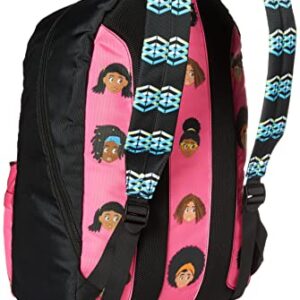 EPIC Everyday School, Travel Backpack African American Girl Characters (Pink)