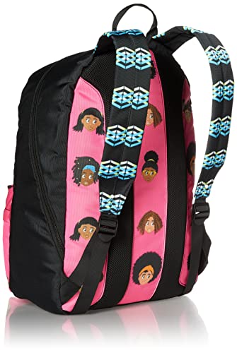 EPIC Everyday School, Travel Backpack African American Girl Characters (Pink)