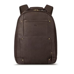 solo new york reade vintage leather backpack, espresso