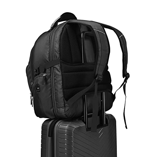 Traveler's Choice Hollin's Trek 19-inch Luggage Backpack, Black