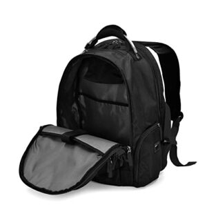 Traveler's Choice Hollin's Trek 19-inch Luggage Backpack, Black