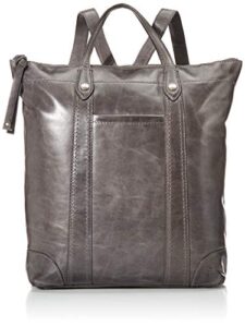 frye melissa tall zip backpack, carbon