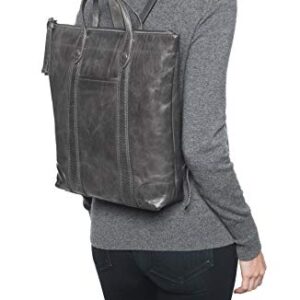 Frye Melissa Tall Zip Backpack, Carbon