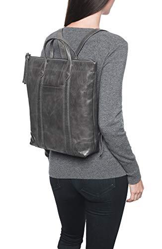 Frye Melissa Tall Zip Backpack, Carbon