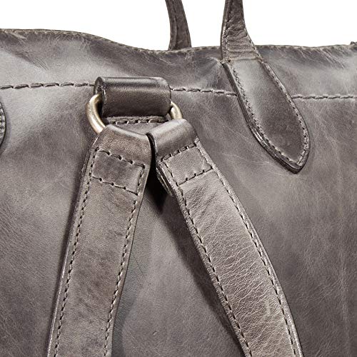 Frye Melissa Tall Zip Backpack, Carbon