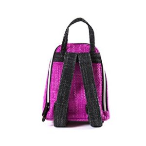 DIME BAGS Club Mini Backpack | Stylish Mini Hemp Backpack with Secret Pocket (Magenta)