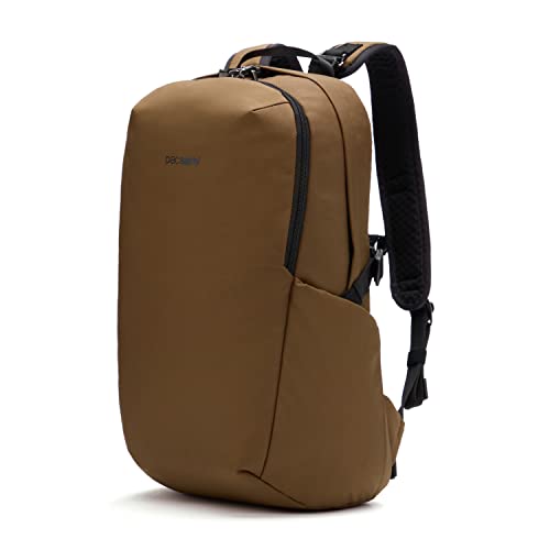 Pacsafe Vibe 25 Liter Travel Anti Theft Pack - Fits 13 inch Laptop, Tan