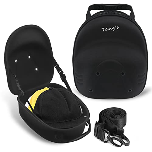 Tang's Hard Hat Case Travel Hat Storage Box. Carry On Cap Bag Backpack ,Carry Handle and Adjustable Shoulder belts for women and men——Hat Bag Protector for Travel & Home Storage