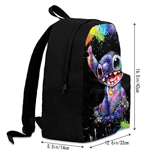 Jeinju Cartoon Backpack Multifunction Book Bag High Capacity Schoolbag Boys And Girls Cartoons Laptop Bag Breathable Travel Bag