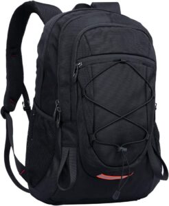 lily parker waterproof womens mens 40l hiking rucksack bag large-capacity trekking travel backpack, black