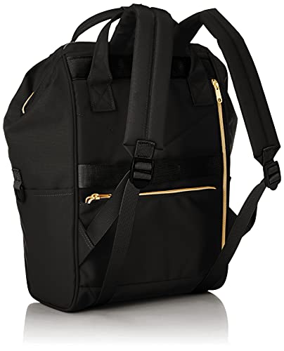 anello(アネロ) Base Backpack (R), Black (Black 19-3911tcx)