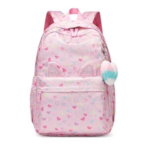 backpack for girls, kids elementary bookbag, waterproof large space school backpacks for teens for travel and school