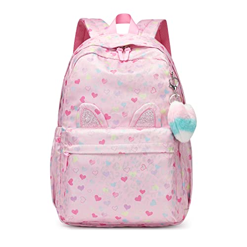 Backpack for Girls, Kids Elementary Bookbag, Waterproof Large Space School Backpacks for Teens for Travel and School