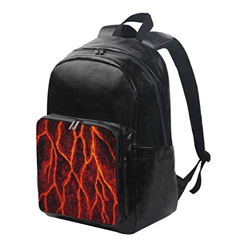 Backpack Lava Volcano Bag Student Stylish Unisex Laptop Waterproof School Kindergarten Bag Rucksack for Teen Boys and Girls