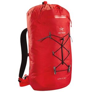 arc’teryx alpha fl 40 backpack | fast and light 40l alpine climbing pack | dynasty, regular
