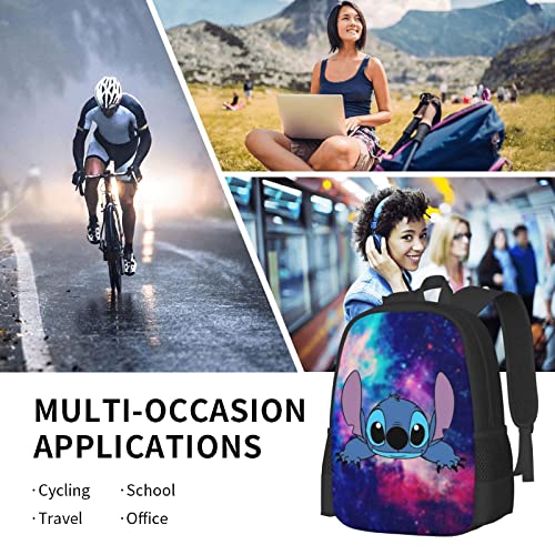 Elementary and Middle School Students Anime Cartoon Sports Backpack Boys Girls Travel Bag Water Repellent Backpack