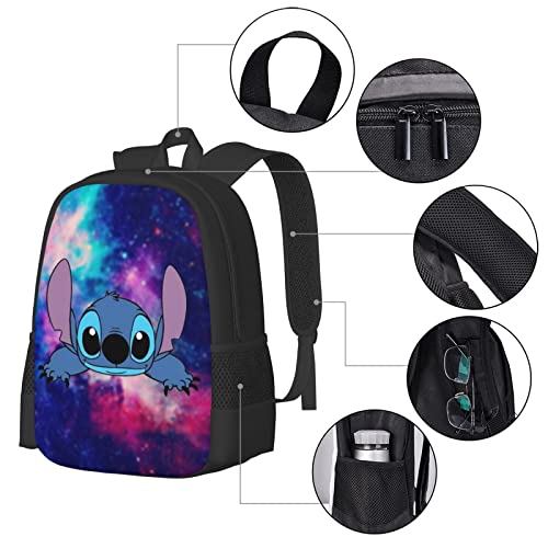 Elementary and Middle School Students Anime Cartoon Sports Backpack Boys Girls Travel Bag Water Repellent Backpack