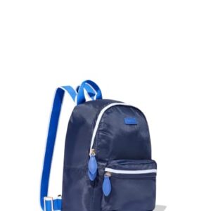 PARAVEL Mini Fold-Up Travel Backpack | Scuba Navy | Everyday Lightweight Mini Backpack, Packable Travel Nylon Daypack, Carry-On Luggage Bag or Weekend Bag for Women & Men