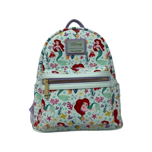 Loungefly Disney Little Mermaid All-Over-Print Exclusive Mini Backpack