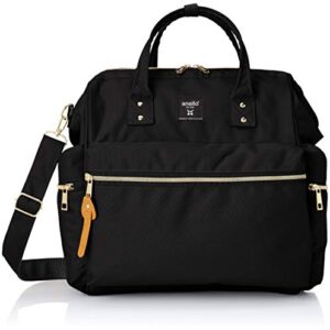 anello(アネロ) Backpack, Black (Black 19-3911tcx)