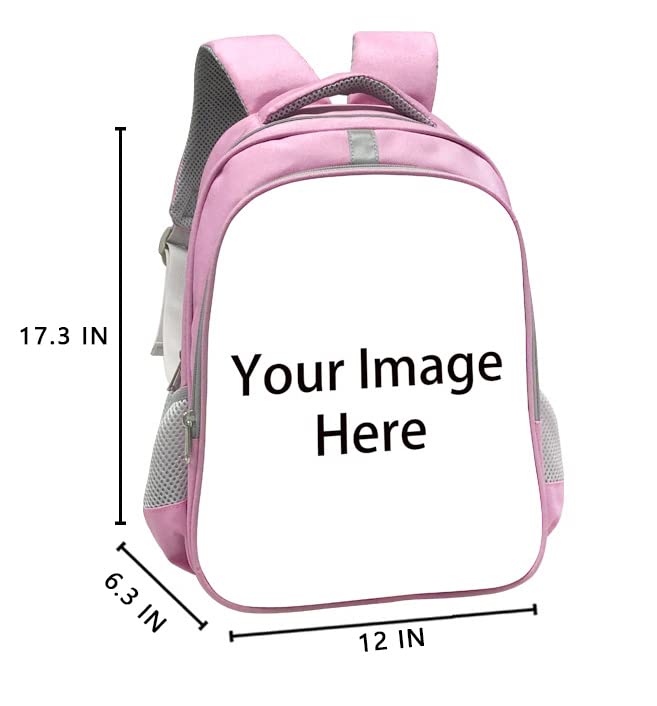 DXYYAZI Pink Backpack, 3D Printing Cartoon Anime Mirabel Backpack Lunch Bag Pencil Case Combination-2