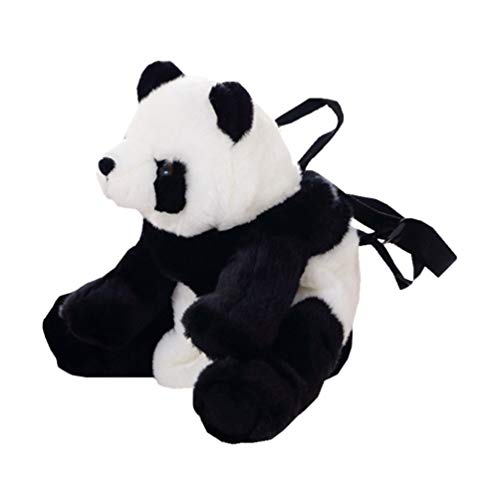 Tomaibaby 1PC Panda Backpack, 14x 8.5 inch Plush Panda Shoulder Bags Large Capacity Cute Animal Backpack for Women or Kids Gifts