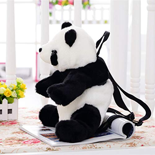 Tomaibaby 1PC Panda Backpack, 14x 8.5 inch Plush Panda Shoulder Bags Large Capacity Cute Animal Backpack for Women or Kids Gifts