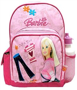 barbie small backpack with water bottle – pink clothes & jeans