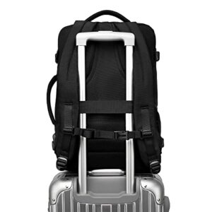 Travel Backpack 17.3 Inch Laptop Backpack Flight Approved Expandable Carry On Backpack Weekender Duffel Bag