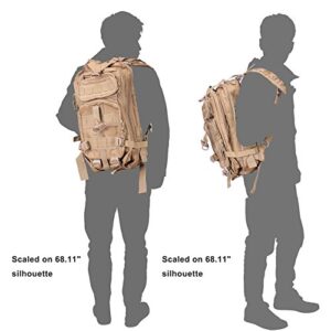 HDE Tactical Military Backpack 20L MOLLE Bug Out Bag Survival Backpacks