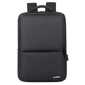 livreo backpacks for travelers, backpacks for business negotiations, backpacks for men at work, laptop backpacks, college backpacks.this is a multi-purpose backpack with usb(15.6-inch black)