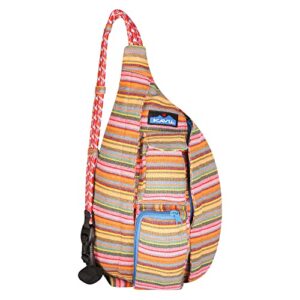 kavu mini interwoven rope bag sling pack – aloha stripe