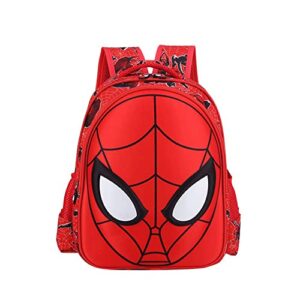 xicks school bags boy vacation travel bag school backpack for 1st to 4th year student (red)