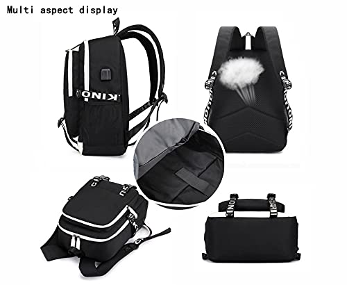 TTBRAND Joyee Hot Game Genshin Impact Cosplay Backpack with USB Charging Port for Teen. (Klee)