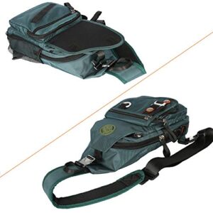 Sling Backpacks, Vanlison Sling Chest Bags Shoulder Crossbody Bags for Men Women Outdoor Travel Walking Dog Running Dark Green