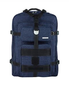 bts x agatha travel edition canvas backpack rucksack school college backpacks for unisex, jean – medium (0.98 cu ft)