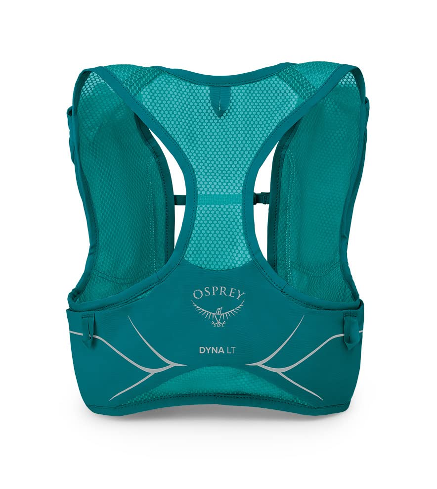 Osprey Dyna LT Women's Running Hydration Vest with Hydraulics Soft Flasks, Verdigris Green, Small