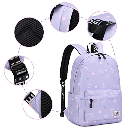 Lohol Lightweight Galaxy Backpacks for Teen Girls & Women, Water Resistance Daypack for Travel, School (Unicorn)