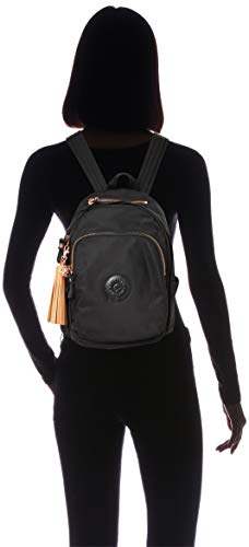 KIPLING(キプリング) Women Kipling Official Authentic Delia Backpack, Rose Black