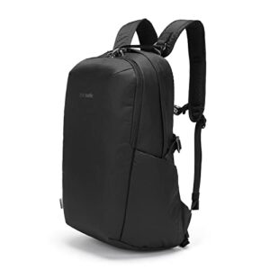 Pacsafe Vibe 25L ECONYL Travel Anti Theft Pack - Fits 13 inch Laptop, ECONYL Black