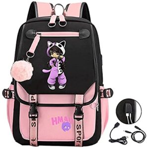 schoolbag character comic game travel casual notebook backpack backpack (3)