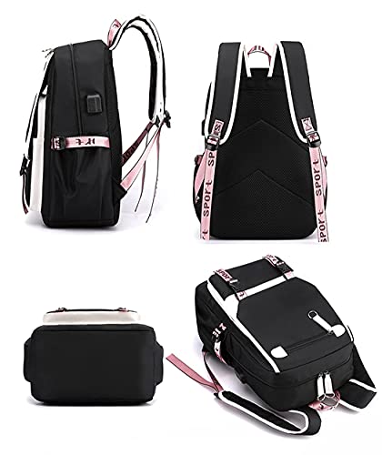 Schoolbag Character Comic Game Travel Casual Notebook Backpack Backpack (3)