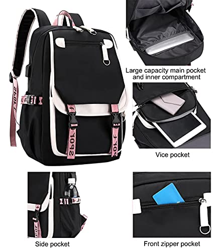 Schoolbag Character Comic Game Travel Casual Notebook Backpack Backpack (3)