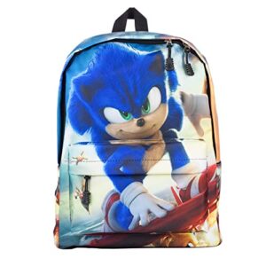 Hicus Blue Backpack, Cartoon Bag for Men(One Size)