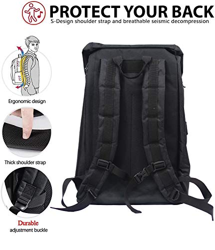 X RAY Rolltop Backpack | Leather Backpack | Travel Backpacks | School Backpack