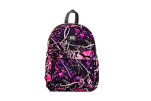 muddy girl pink purple camo backpack / range bag by kinsey rhea