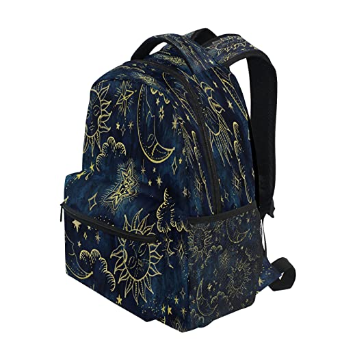 ALAZA Sun Moon Boho Cosmos Travel Laptop Backpack Business Daypack School Bag Bookbag Fit 15.6 Inch Laptops for Women Men Girls