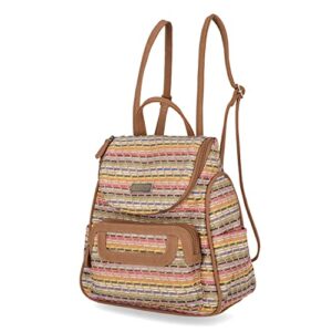 MultiSac womens Major Backpack, Multi Straw, One Size US